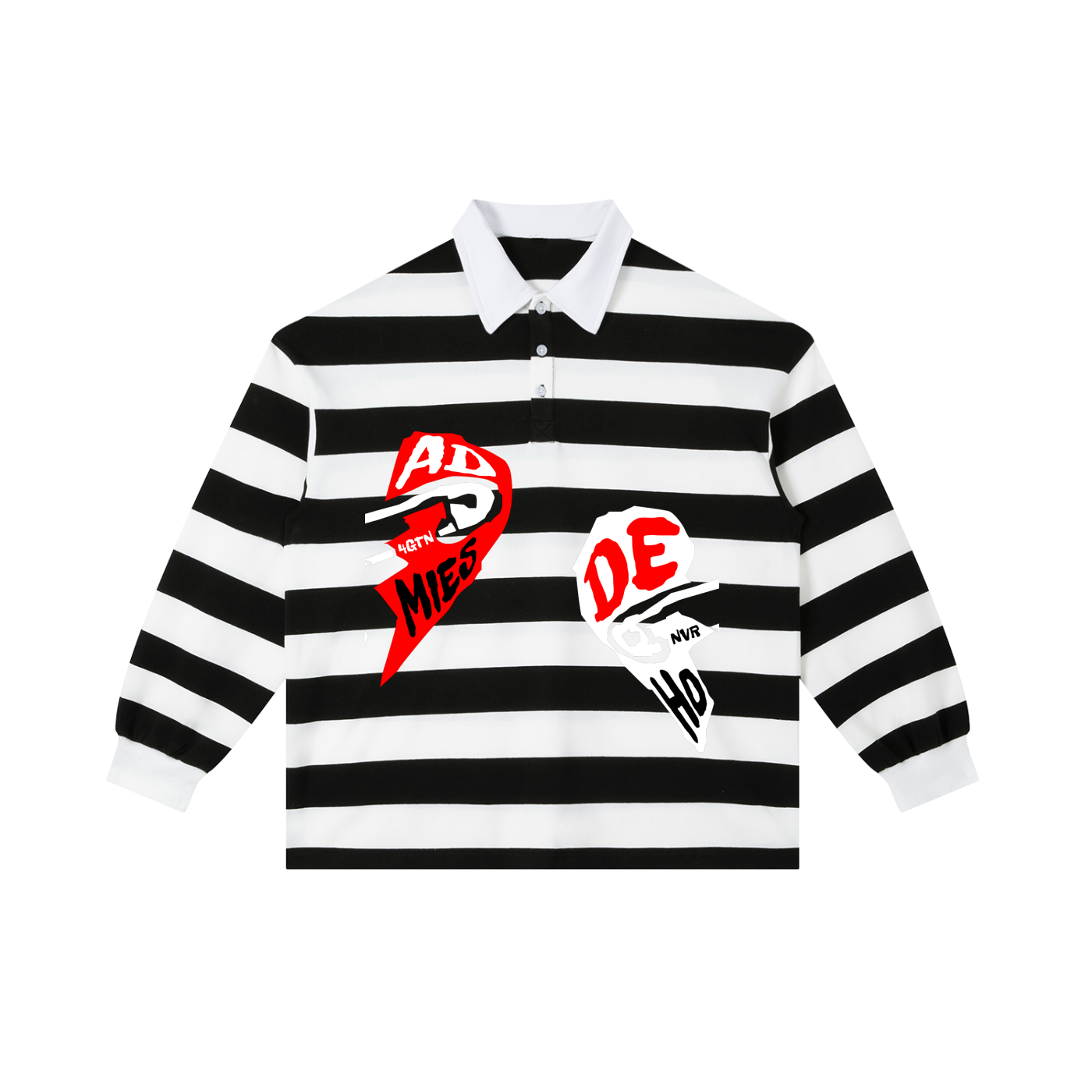 Heart Clip - Stripe Polo Shirt