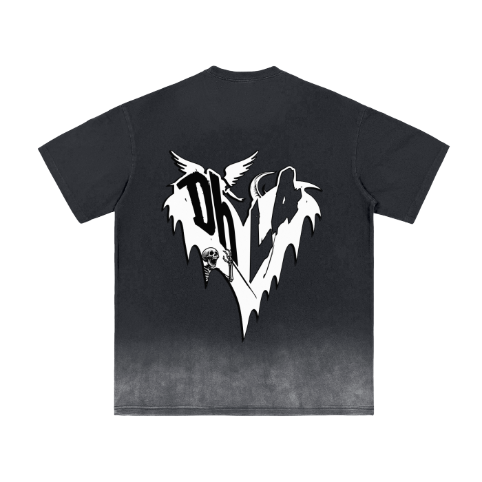 Black 4Ever Cloudy - Gradient Tee