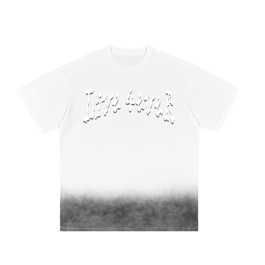 White 4Ever Cloudy - Gradient Tee