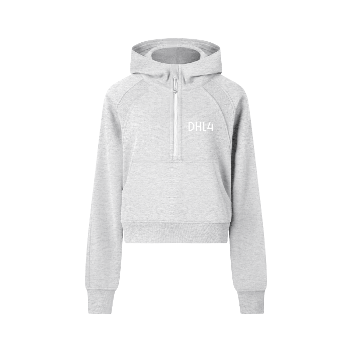 DHL4 - Cropped Half Zip Hoodie [Women's]