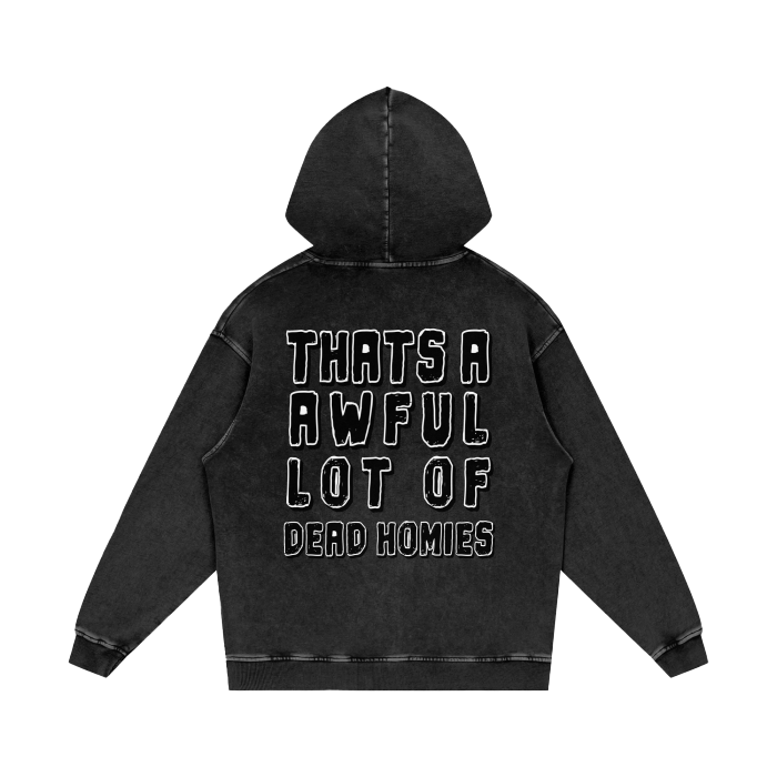 Awful Lot - Acid Wash Oversize Hoodie