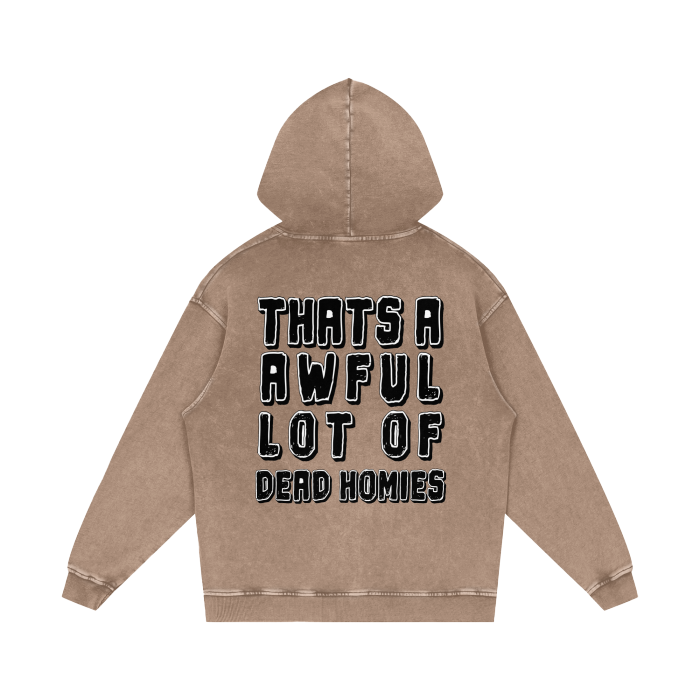 Awful Lot - Acid Wash Oversize Hoodie