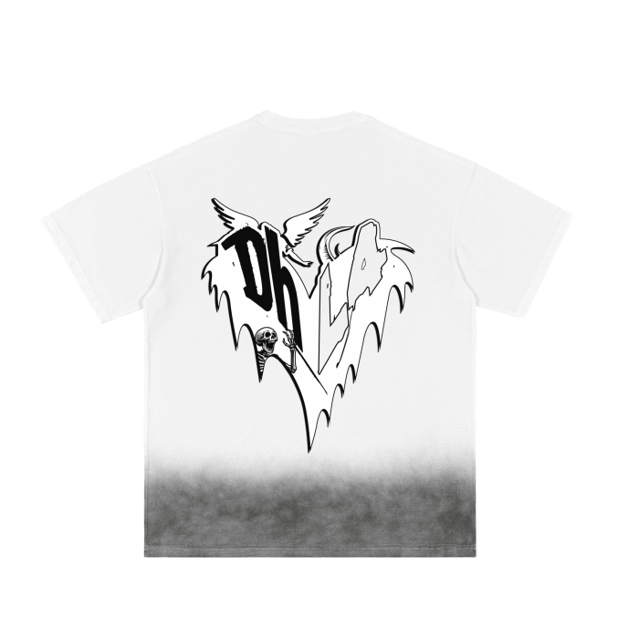 White 4Ever Cloudy - Gradient Tee