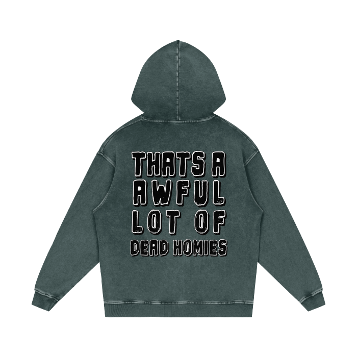 Awful Lot - Acid Wash Oversize Hoodie